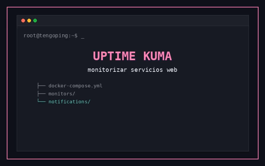 Monitorizar servicios web con Uptime Kuma